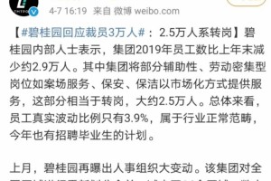 房企裁人潮降临有人还没复工就赋闲了